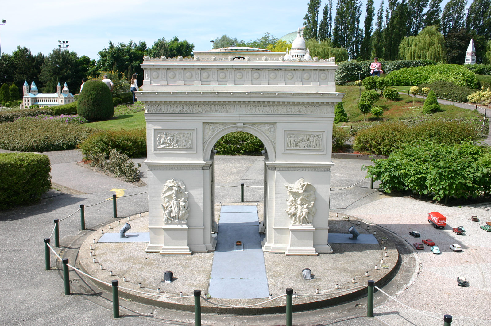 Arc de Triomphe, Paris, France (Mini-Europe park, Brussels)
